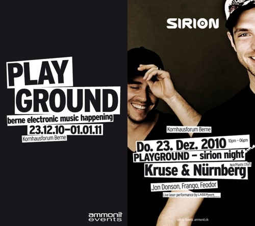 Playground - Sirion Night w/ Kruse & N&uuml;rnberg