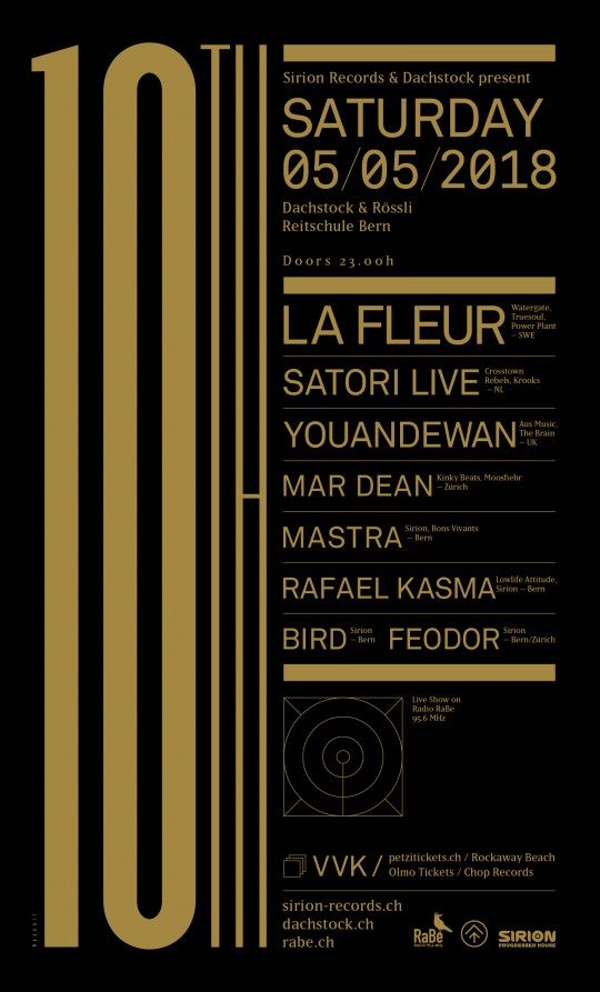 Sirion Night w/ La Fleur, Satori, Youandewan